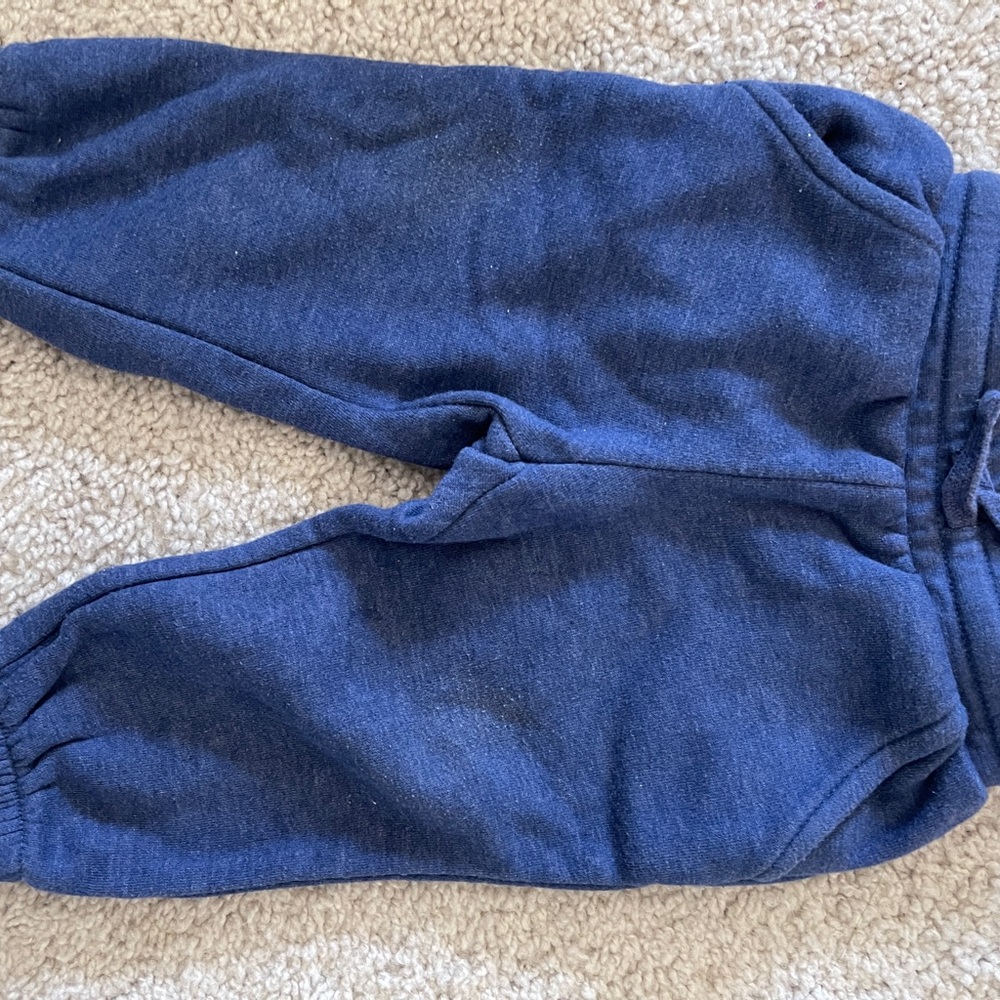 Okie Dokie Blue Sweatpants Cozy Fleece Joggers